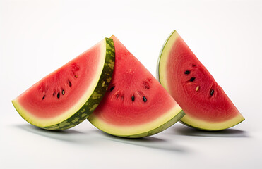 watermelon on white background