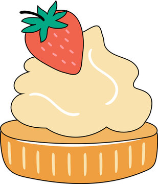 recommend clip art: Cupcake Strawberry Illustration