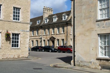 Fototapeta premium St Mary's Street, Stamford, Lincolnshire.
