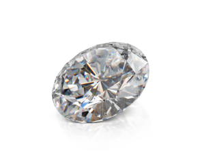 Large Clear Diamond. transparent background
