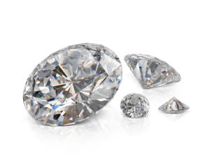Large Clear Diamond. transparent background