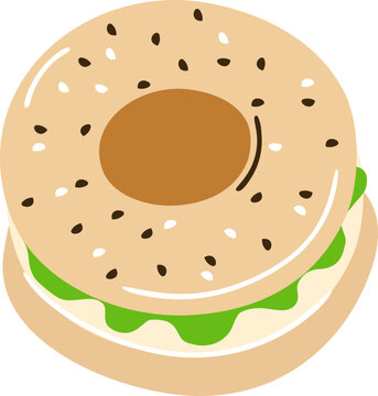 Bagel Illustration