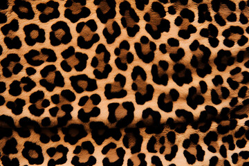 Fototapeta na wymiar Animal print textile texture. Leopard fur background