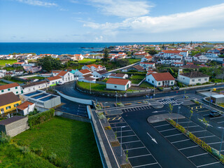 Fototapeta premium Mosteiros, picturesque little coastal town on Sao Miguel, Azores Islands, Portugal.
