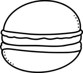 hand drawn vector illustration of bakery 