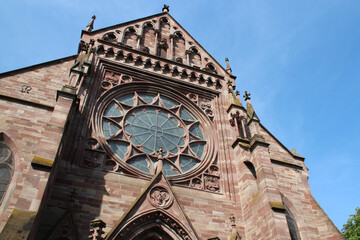 sainte-geneviève church in mulhouse in alsace (france)
