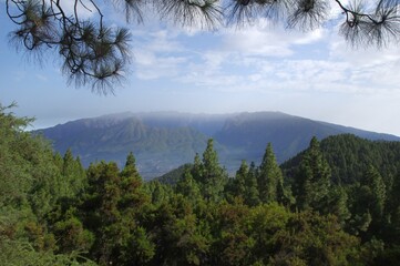 Fototapeta na wymiar Ausblick auf La Palma