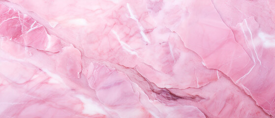 Fototapeta premium Top view abstract pink marble texture background. Texture of natural stone. 