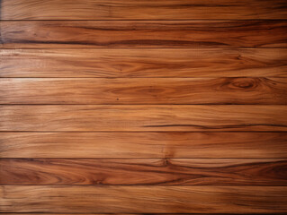 Fototapeta premium Top view abstract background surface with texture of brown wooden planks. Natural drawing on boards. Texture of retro wooden background. AI generation