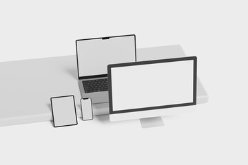 Blank Multi Devices Mockup