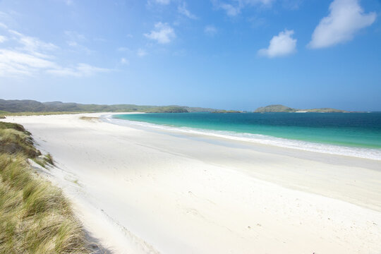 White sands of Reef beach on the Isle of Lewis