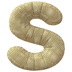 Fototapeta premium Letter S Texture Wood