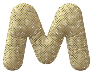 Letter M Texture Wood