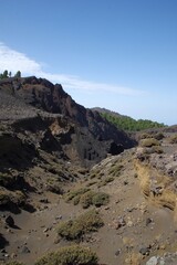 Aufgebrochener Felsen auf La Palma