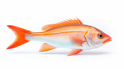 Fototapeta premium Goldfish isolated on white. Generative AI.