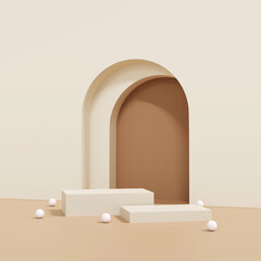 Creative Podium Mockups for Stunning Product Displays  3D Illustration at its Best
