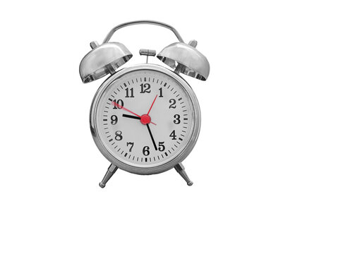 Alarm clock. Analog alarm clock as a transparent PNG image