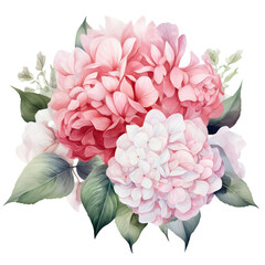 Beautiful Flowers Watercolor Clip Art, Floral Watercolor Illustration, Flowers Clip Art, Flower Bouquet Watercolor Clip Art