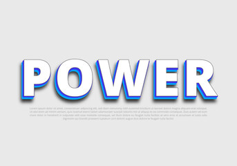 Text style effect with text style graphic element.