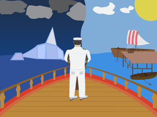 Obraz premium decision ship