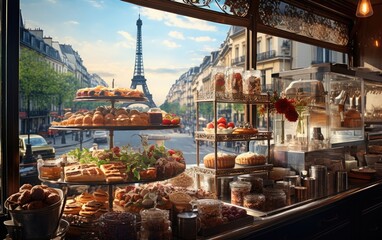 Restaurant food in the Paris.