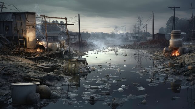 Water Contamination,the issue of water pollution caused by industrial runoff, agricultural chemicals, and improper waste disposal,Generative AI