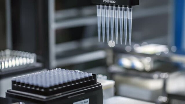 Modern medical testing equipment. Technology And Automation.