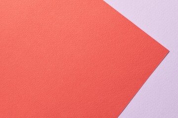 Rough kraft paper background, paper texture lilac red colors. Mockup with copy space for text.