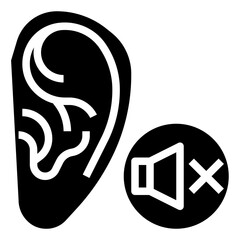 ear line icon,linear,outline,graphic,illustration