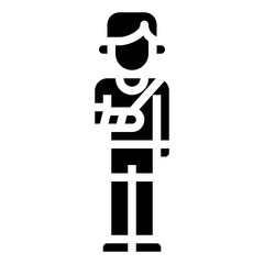 patient line icon,linear,outline,graphic,illustration