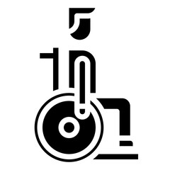 wheelchair line icon,linear,outline,graphic,illustration