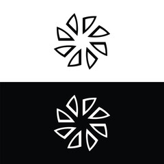 Circle vector logo template design