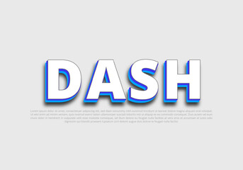 Text style effect with text style graphic element.