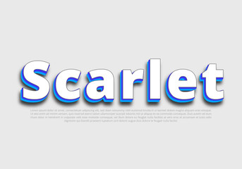 Text style effect with text style graphic element.