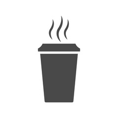 coffee paper cup icon design vector