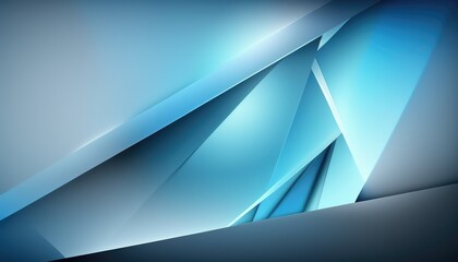 Obraz premium eye catching geometric blue backdrop for home or office backdrop generative ai