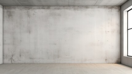 blank concrete wall modern empty room