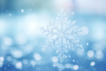 Fototapeta na wymiar ice background with snowflakes