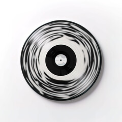 vinyl record isolated