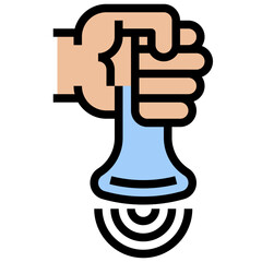 ultrasound line icon,linear,outline,graphic,illustration