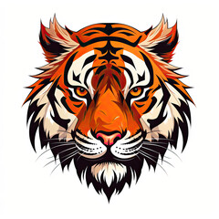 tiger head vector - Generative AI