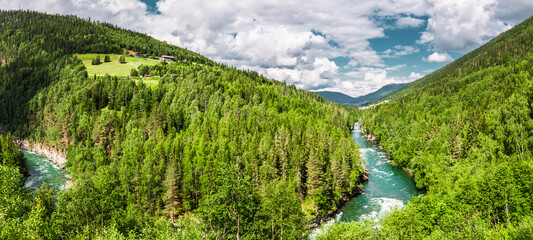 Fluss Soja in Norwegen