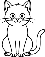 Cat Line Art