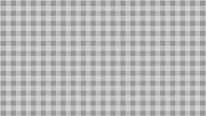 Grey and white plaid fabric texture as a background