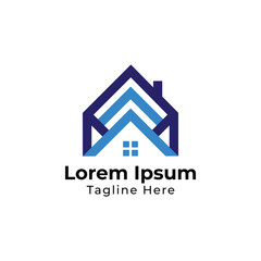 Home logo, house, real estate, realty, mortgage, build logo design