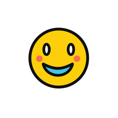 Flat vector icon a pink chair against a vibrant background