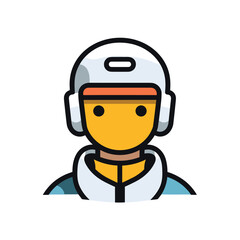 Flat vector icon a colorful door with a vibrant combination of yellow, pink, and blue