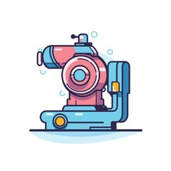 Vector flat icon of a notebook with a notepad on top, perfect for organizing your thoughts and ideas