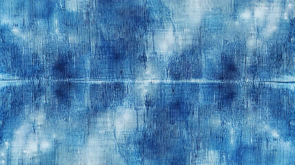 Seamless faded denim blue jeans texture background. Generative Ai