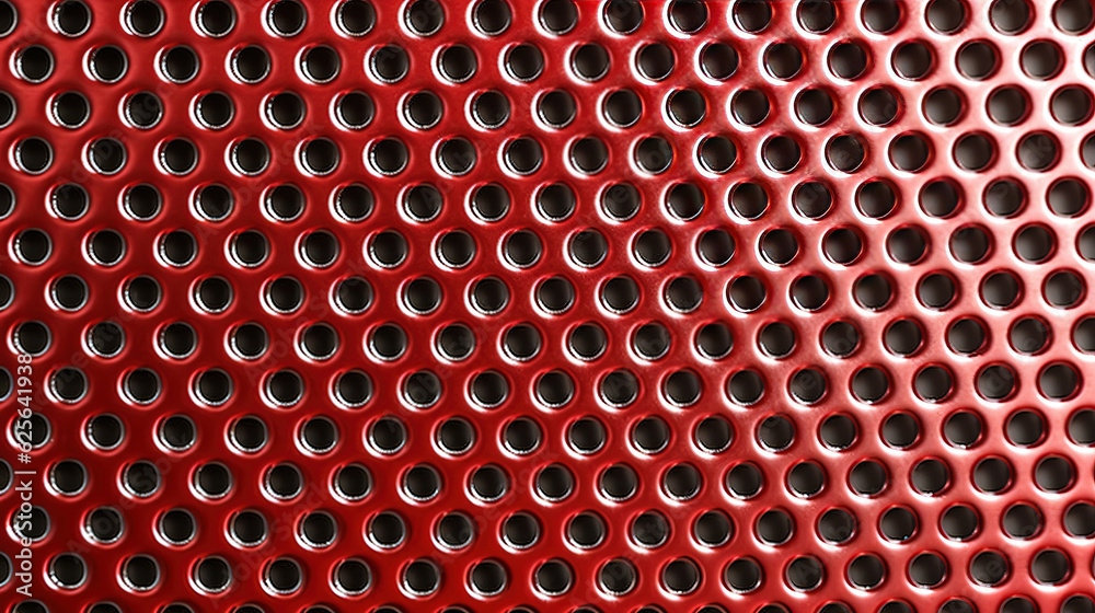Wall mural seamless perforated metal dot grid pattern. generative ai